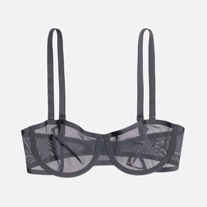 CUUP The Balconette Bra Mesh Grey 38B